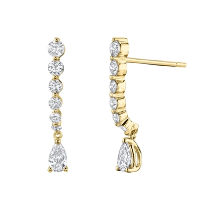 925 Sterling Silver White Pear Drop Cubic Zircon Orecchini per le esigenze del cliente