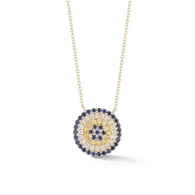 Collare blu e bianco CZ cerchio a forma di 925 sterling silver per il look straordinario delle ragazze
