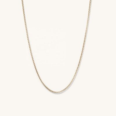 Manifattura 18K oro rivestito con scatola rotonda collana con spedizione veloce e logo personalizzabile