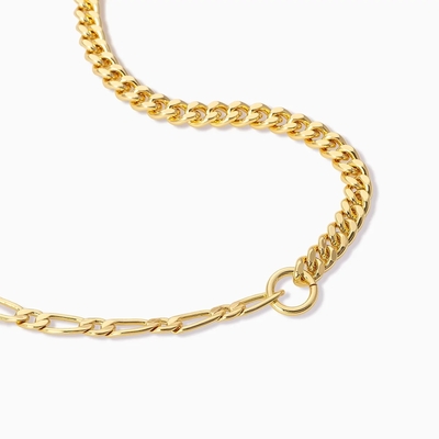 Collare a doppia catena placcato in oro da 18K per la collezione di accessori di moda femminile