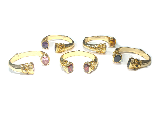 Tipo religioso Altri gioielli d'argento Granate pietre di ottone Bracciale bracciale bracciale