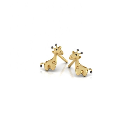 Tecnologia micro inserimento Argento Sterling Gioielli per bambini Giraffe Stud Orecchini