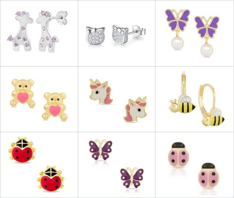 Carino, di tendenza, rosa, fiore, smalto, cervello, orologio, design in argento, 925 sterling
