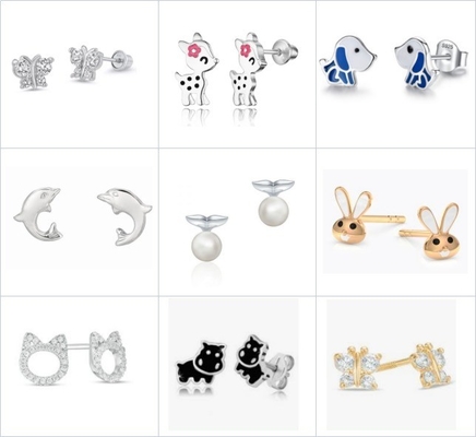 Carino, di tendenza, rosa, fiore, smalto, cervello, orologio, design in argento, 925 sterling