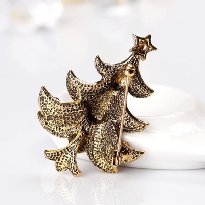 Pignone per l'albero di Natale in ottone