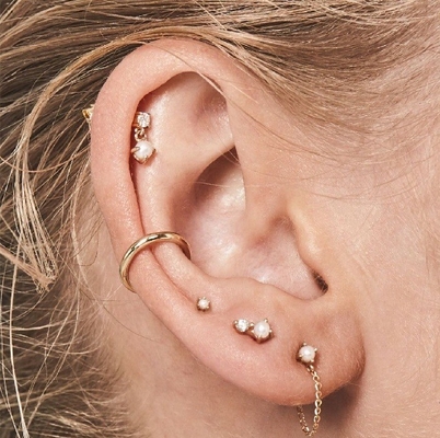 925 Sterling Silver Drop orecchini fatti a mano da donna per ragazze