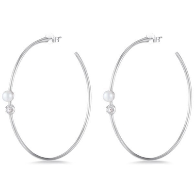 Orecchini per perle d'acqua dolce da 4 mm a 4,5 mm