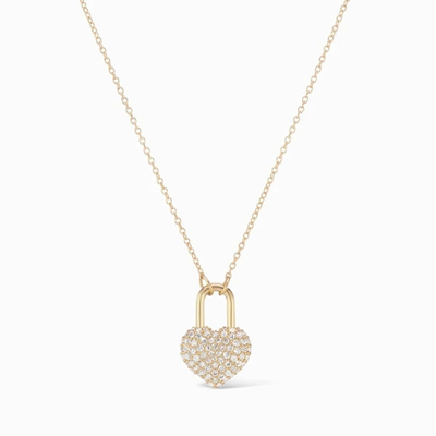 Moderno Dorato 925 Sterling Argento Cuore Medaglione Incantatore Pendente Colletto