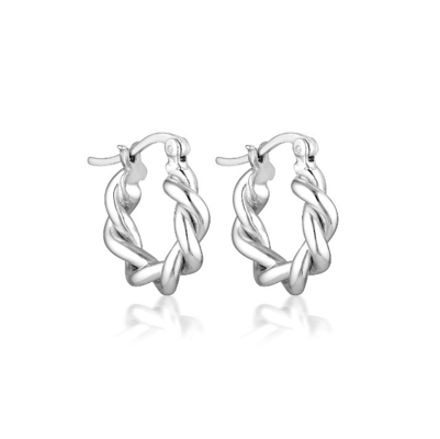 15mm Torto, grosso, anello vuoto, orecchini da donna, gioielli