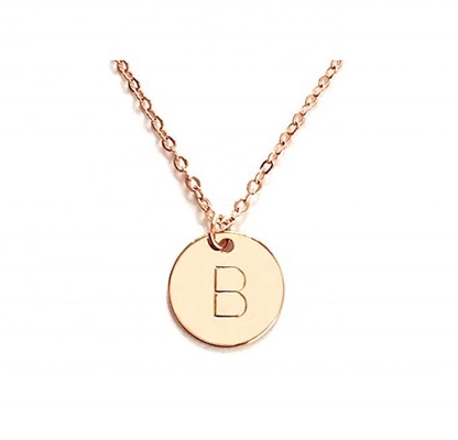 10mm Disco di acciaio inossidabile Pendente iniziale 45CM + 5CM di acciaio inossidabile Pendente Collare
