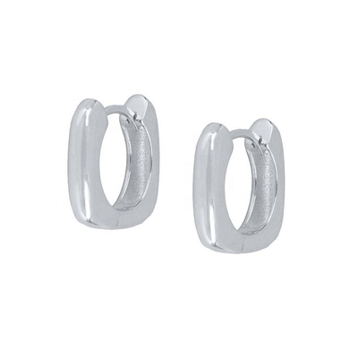 Orecchini Veritieri 18K Gold Plated Hoop Huggie Sterling Silver 925 Gioielli Per Donne Ragazze