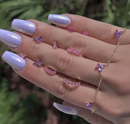 18K Oro Marquise Taglio Turchese CZ 925 Sterling Silver Butterfly Stud orecchini per donne