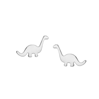 Orecchini di dinosauro per bambini 925 Sterling Silver Mini