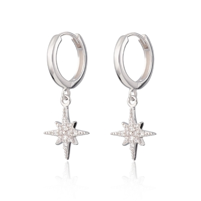 Orecchini per anelli di lusso Starburst 925