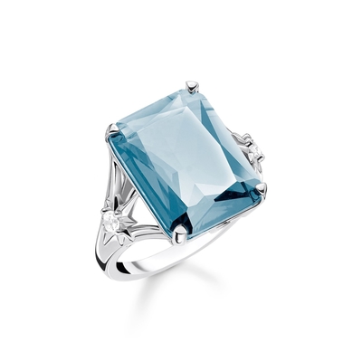 Anello di fidanzamento femminile in argento sterling 925 con design di fascia alta