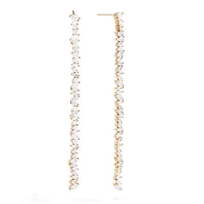 Gioielli personalizzati Altri orecchini tipo lunghi in argento Orecchini con marchio CZ Stone