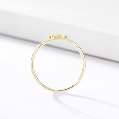 Argento massiccio 925 Gioielli personalizzati Anelli Eternità per donne Uomini 2023 Gioielli in oro unisex