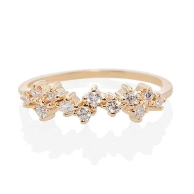 925 Sterling Silver Jewelry Prong Setting Mini Clear CZ Band Rings per donne Sterling