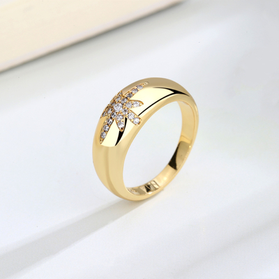 Unisex Alibaba-Online-Shopping Anelli in oro Starburst in argento 925