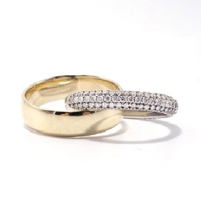 Moda Anelli unisex anelli a rotelle anello a cupola anello di diamante anello di oro placcato anello d' argento sterling