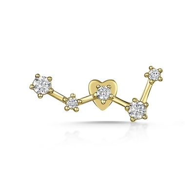 OEM Constella Stud orecchini 925 18k Oro Bianco Stud orecchini