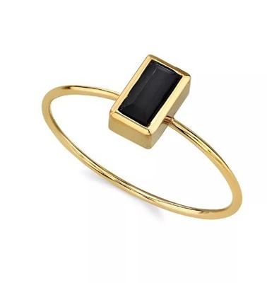 Anello in cristallo di zirconia cubica in oro 14K OEM Anello in strass