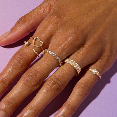 Moda 925 Sterling Silver Women Ring Gioielli Prodotto personalizzato Tipo religioso Nessuna