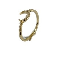 Anello lunare d'argento 925 da uomo con 14k 18k 24k oro dal Brasile 2022