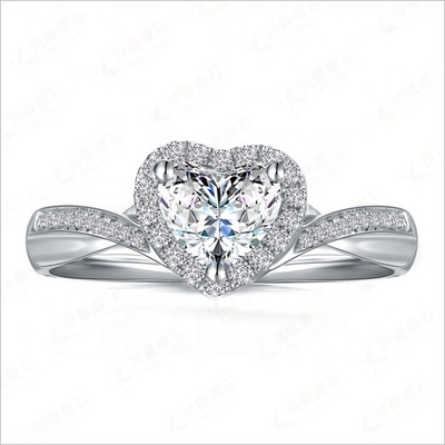 Heart Delicate Weeding Rings 925 Sterling Silver Jewelry for Women Accessori di moda