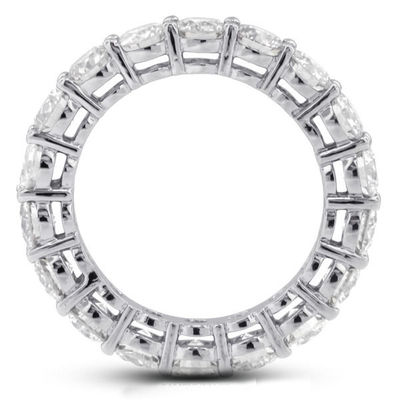 925 Sterling Silver 4mm CZ Eternity Band Anello Eco-Friendly Sì Rivestimento Oro Rosa