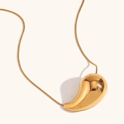 Colletto a lacrime in oro 18K personalizzato 45+5cm Colletto a lacrime in ottone