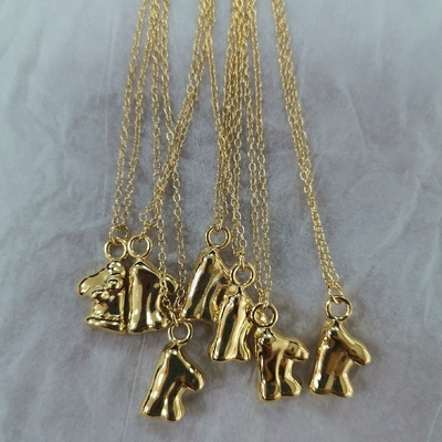 Venere femminilità 18K oro placcato 925 Sterling argento riempito pendente collana per la festa