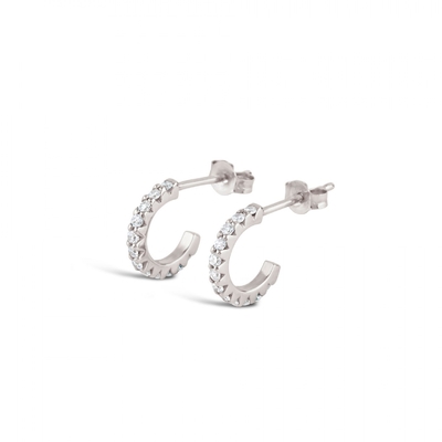 Ricambi in oro 18K mini cubo zircon piccolo anelli a anello aperto con taglio principessa