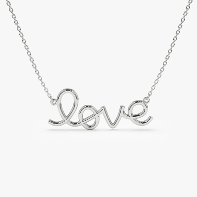 Collare d'amore placcato oro 14K per donne regalo di San Valentino