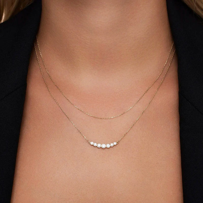Necklaces miniaturistici 925 Sterling Silver Tenis Pendant Necklaces per donne Necklaces a strato