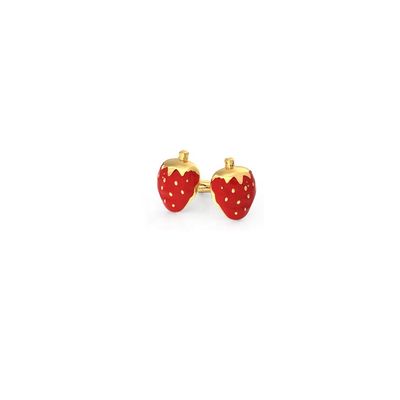 Orecchini per bambini 925 Sterling Silver Strawberry Stud 92,5% Purezza