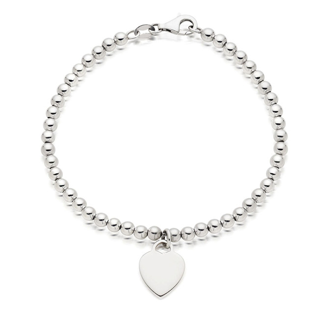 Braccialetto a forma di cuore e di albero incantato con perline 925 Sterling Silver per braccialetti da donna