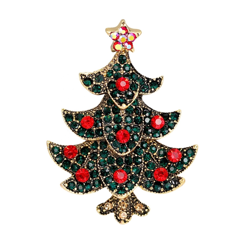 Pignone per l'albero di Natale in ottone