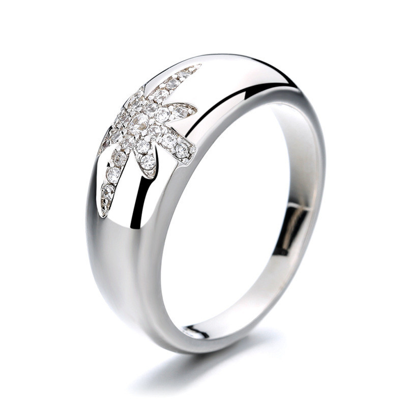 Unisex Alibaba-Online-Shopping Anelli in oro Starburst in argento 925