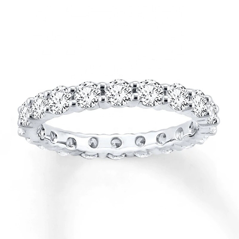 925 Sterling Silver CZ Simulato Zaffiro Anello Impilabile Set con Dimensioni Personalizzate