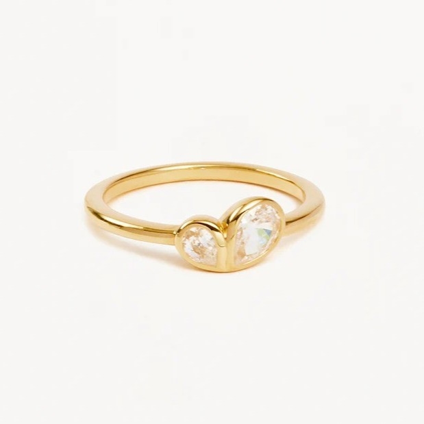 Anello d'argento 925 con tecnologia di inserimento di canale