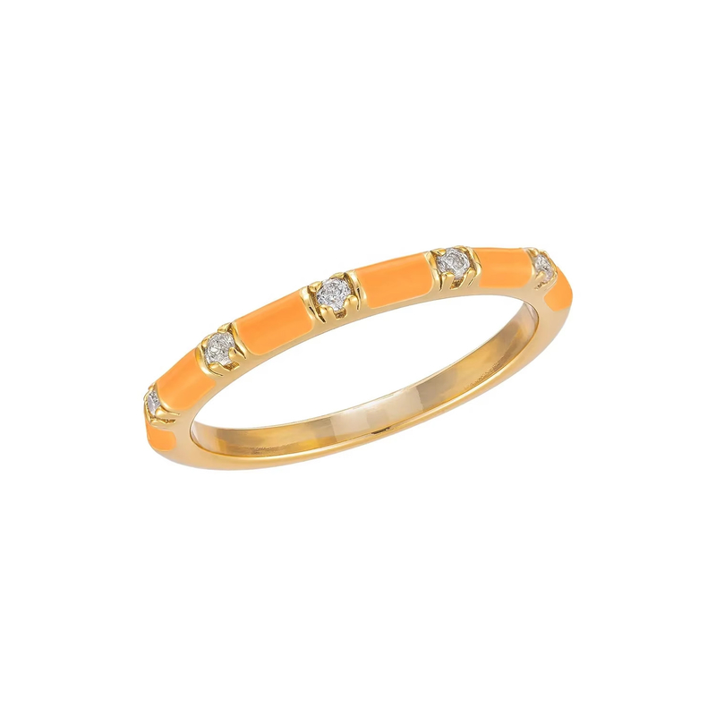 Anelli cubo a mano 18K oro placcato 925 sterling argento con smalto bianco cubo zirconia gioielli minimalisti regalo per donne