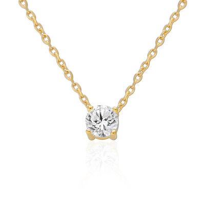 ODM 8mm Sterling Silver Chain Chiara CZ 18k Gold Plated Chain
