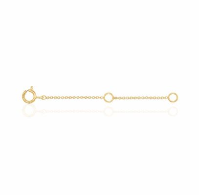 Pallato d' oro 925 Sterling Silver Bracelet e Necklace Catena di estensore per anniversario