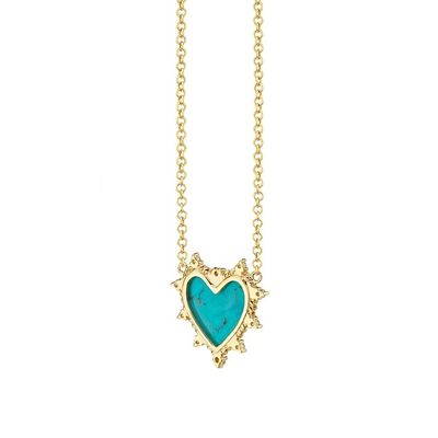925 Sterling Silver Chain Gioielli Diamante E Turchese Cuore Twist Collare Senza Perla