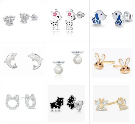 Carino, di tendenza, rosa, fiore, smalto, cervello, orologio, design in argento, 925 sterling