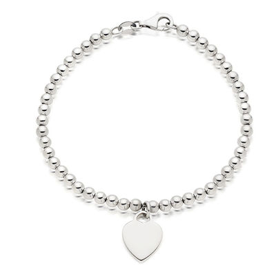 Braccialetto a forma di cuore e di albero incantato con perline 925 Sterling Silver per braccialetti da donna