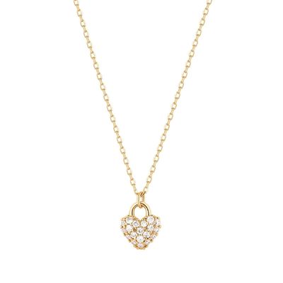 Splendide collane d'oro da 18 carati, delicate e romantiche.