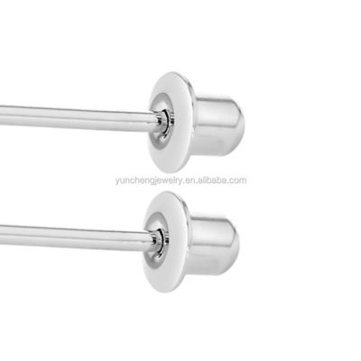 Blu farfalla e chiaramente CZ orecchini per bambini personalizzati 925 Sterling Silver