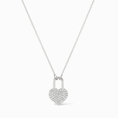 Moderno Dorato 925 Sterling Argento Cuore Medaglione Incantatore Pendente Colletto